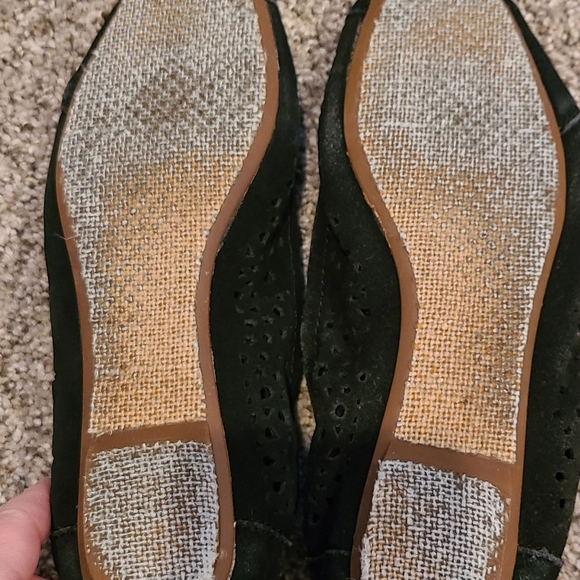 Toms moroccan cut out women's classic ballet flat black size 6 - Picture 7 of 10